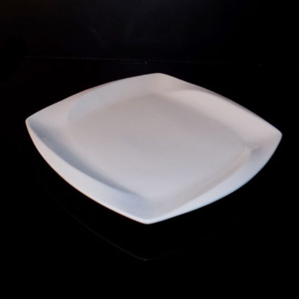 25.4cm / 10" Square Plate (Vitrified)