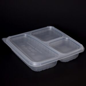 1035ml 3 Compartment Square Food Container (480ML/240ML/210ML) (200 sets)
