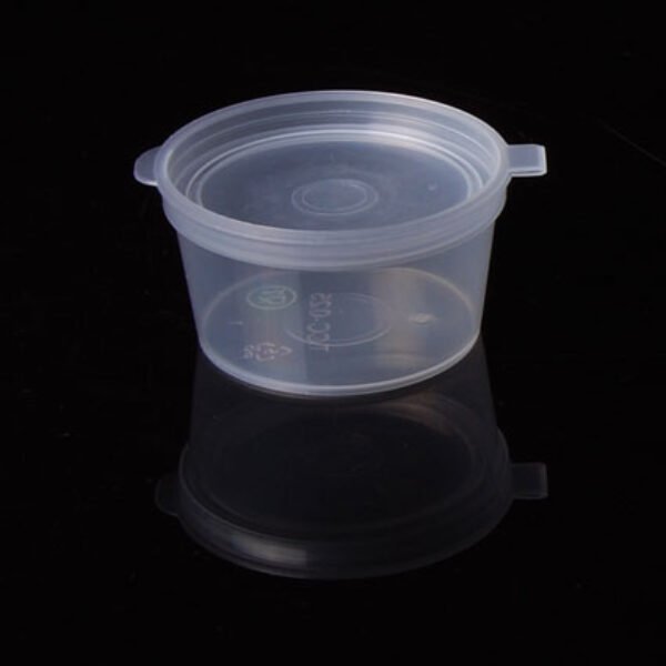 30ml (1oz) Sauce Cup with Lid Attached