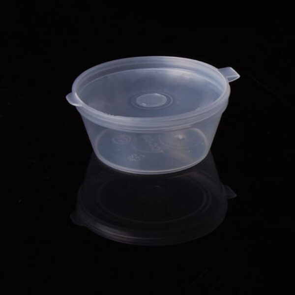 (2oz) Sauce Cup with Lid Attached