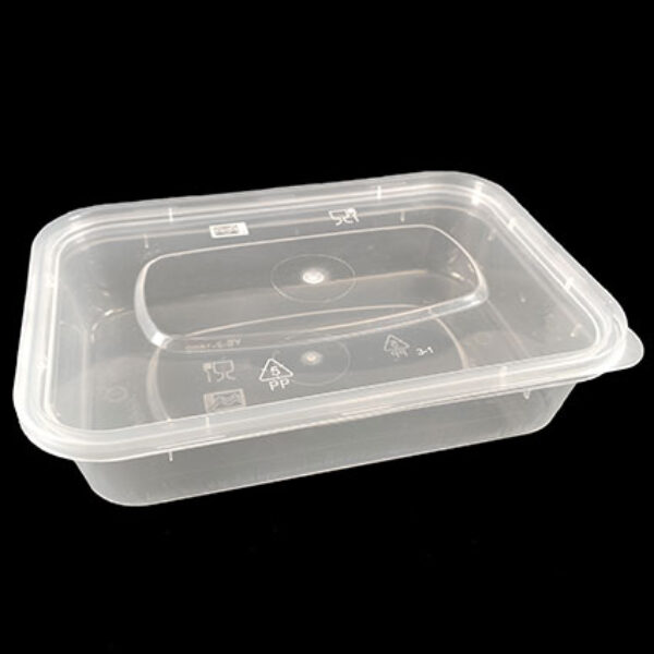 500cc plastic food container Marquee (250 sets)