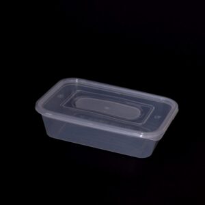 500cc Rectangular Food Container, Extra Strong (250 sets)