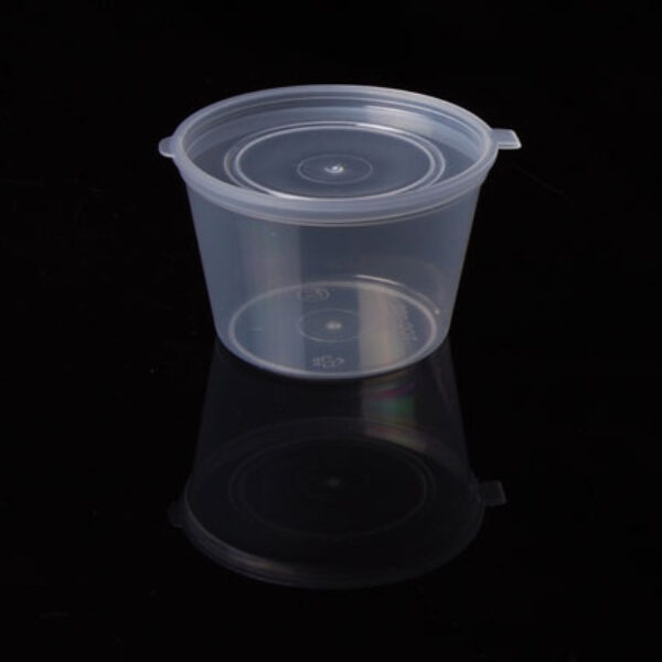 70ml (2.8oz) Sauce Cup with Lid Attached (1000pcs)