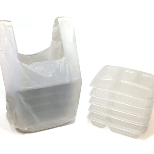 Jumbo White Vest Plastic Carrier Bag