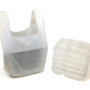 Jumbo White Vest Plastic Carrier Bag (1000pcs)