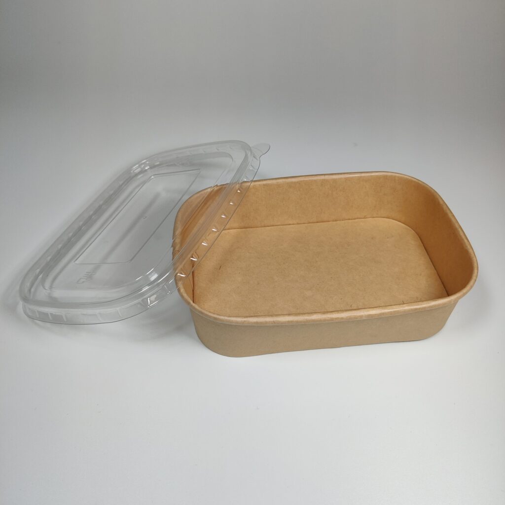 Kraft Paper Food Rectangular Box (500cc) with lids (300 sets) - YES ...
