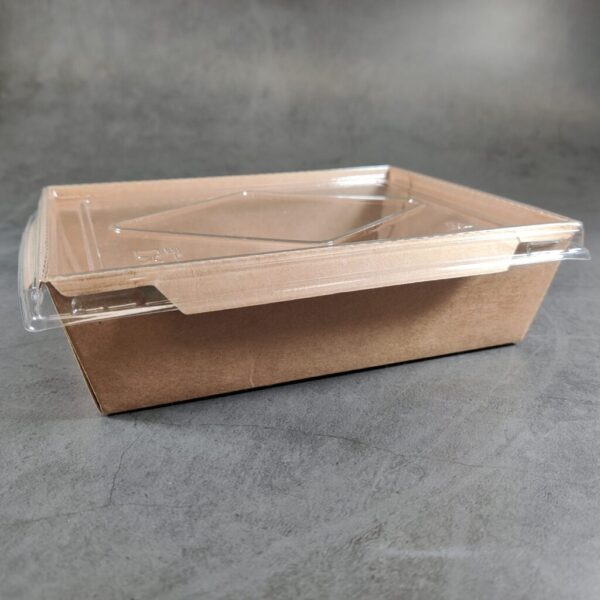 Kraft Paper Food Box (1200cc) with lids (200 sets)