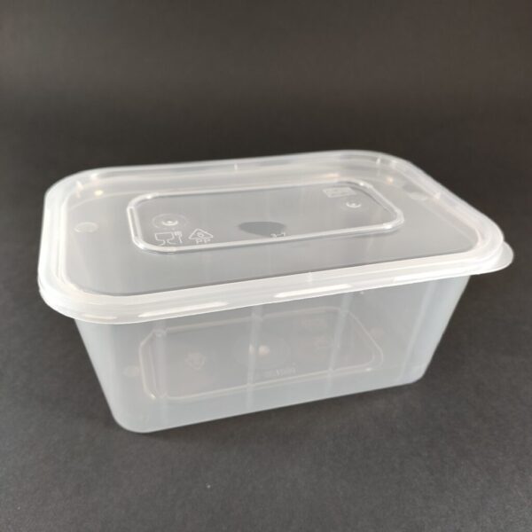 1000cc plastic food container (Economy) (250 sets)
