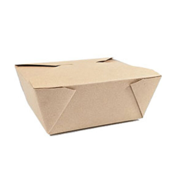 Kraft Paper Takeaway Food Container (700ml) (200 sets)