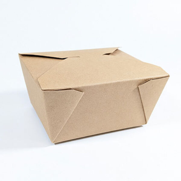 Kraft Paper Takeaway Food Container (800ml) (200 sets)