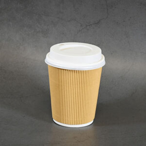 Kraft Double Wall Disposable Coffee Cup ( Lids sold Separately ) - 8oz, 500pcs