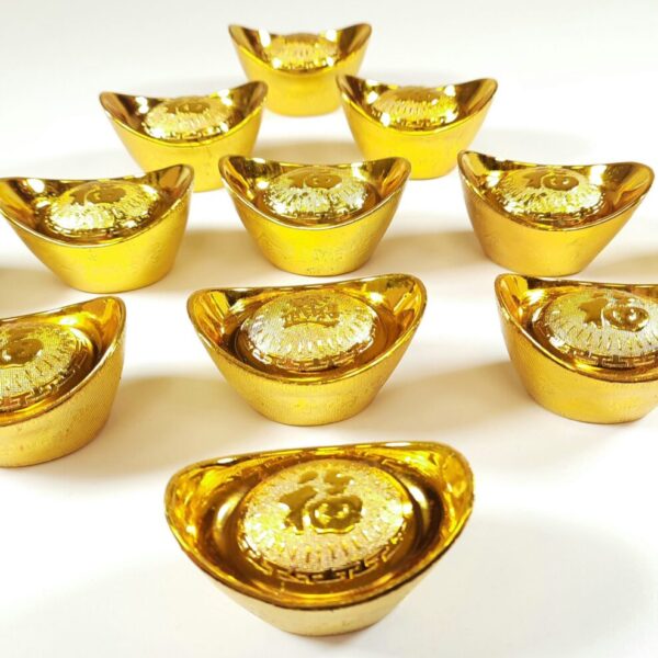 "Gold Ingot" Mini For Decoration (12pcs)