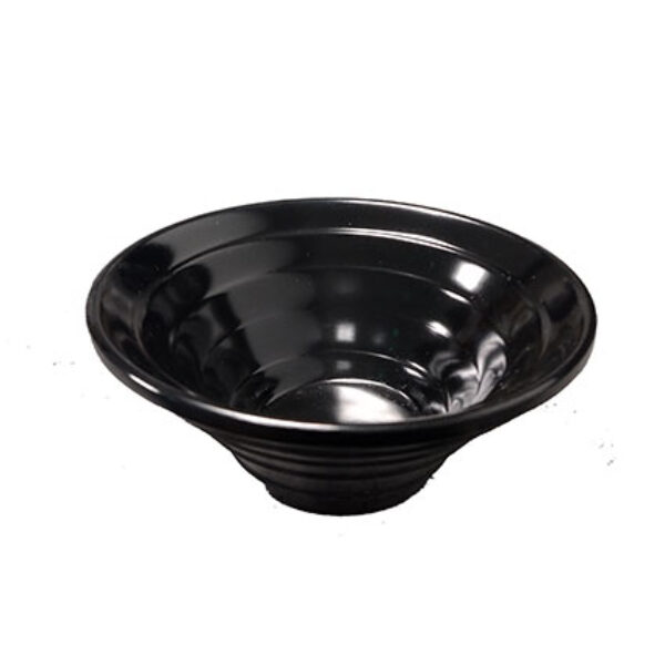 9.5cm / 3.75" Black Plastic Round Sauce Pot (10pcs) @ £0.90 + vat each
