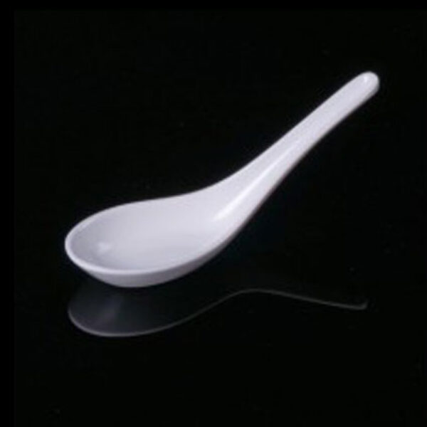 Plain White Plastic Spoon (10pcs) @ £0.49 + vat each