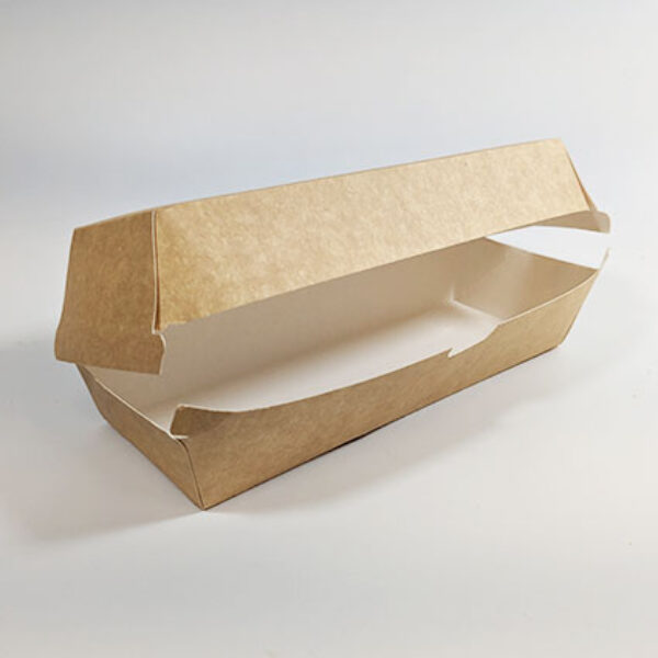 Disposable Kraft Hot Dog Box (400 sets)