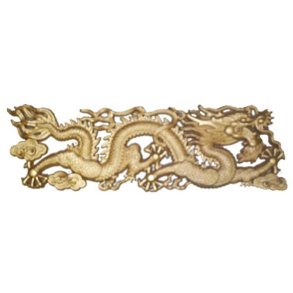 Gold Dragon Plastic Decoration
