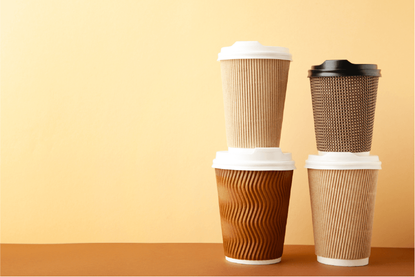 Takeaway cups and disposables