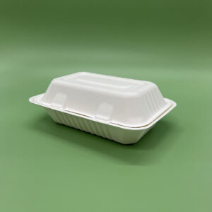 Bagasse Hinged Food Container 1000ml