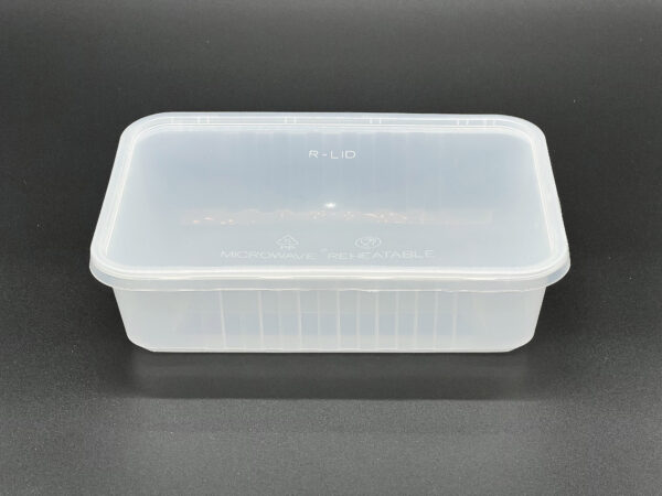 680cc Freezer Grade Plastic Rectangular Container, (250 sets) - Image 3