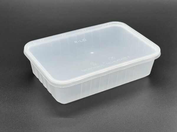 680cc Freezer Grade Plastic Rectangular Container, (250 sets)