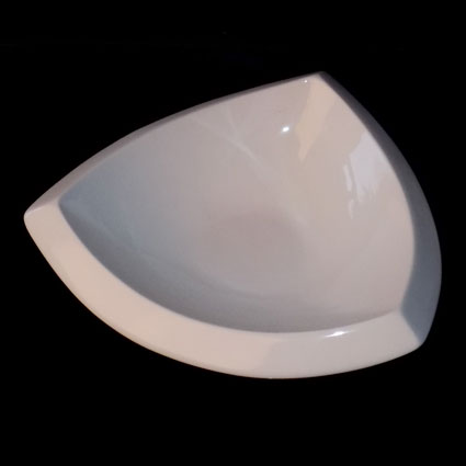 25.4cm / 10" Triangular Plate (Vitrified)