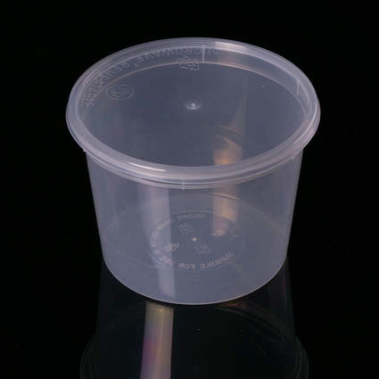 25oz Round Food Container (250 sets)