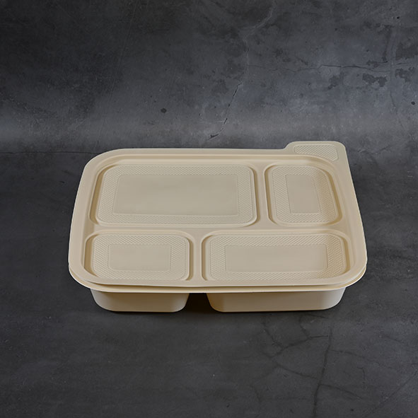 4 Compartment biodegradable food container (100sets) - Image 6