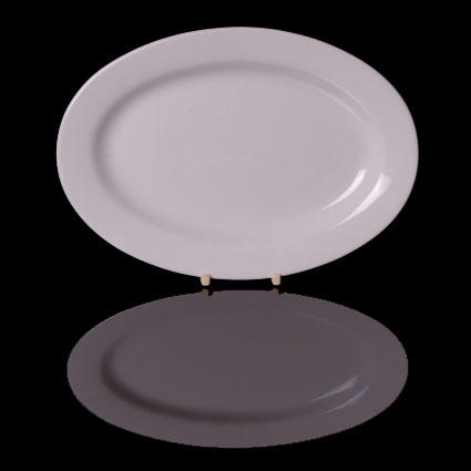 Cameo Oval Rimmed Plate (35.6cm / 14") (6pcs) @ ?12.95 + vat each