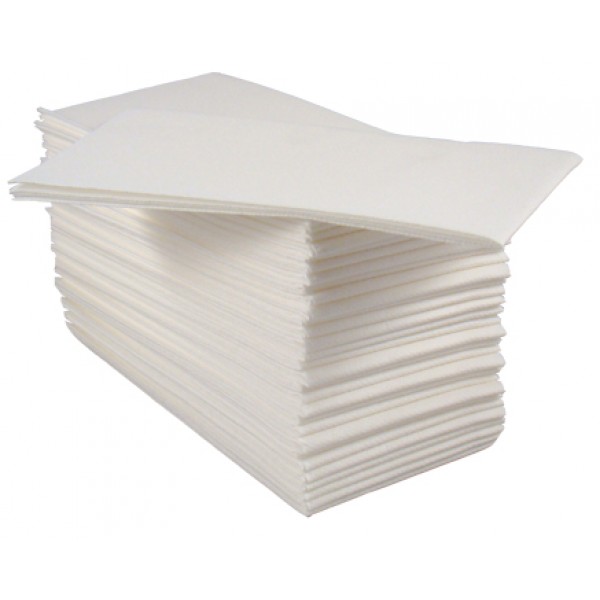 Deluxe (WHITE) Napkin - Airlaid, 40cm, (8F), 1000/ctn