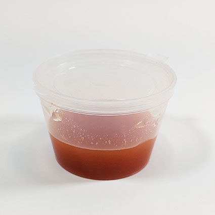 100ml (4oz) Sauce Cup with Lid Attached (500pcs) - Image 4