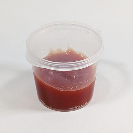 30ml (1oz) Sauce Cup with Lid Attached (1000 sets) - Image 4