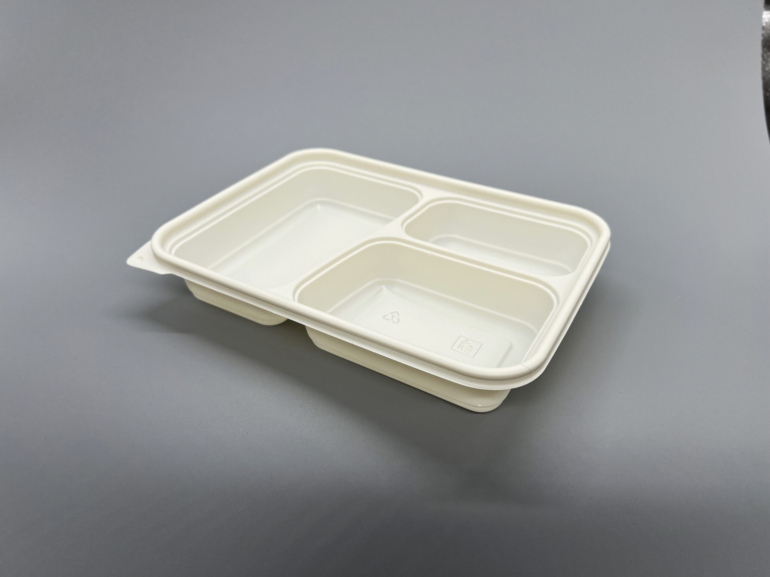 900ml 3 Compartment (Cornstarch) Food Container (160sets) - Image 2