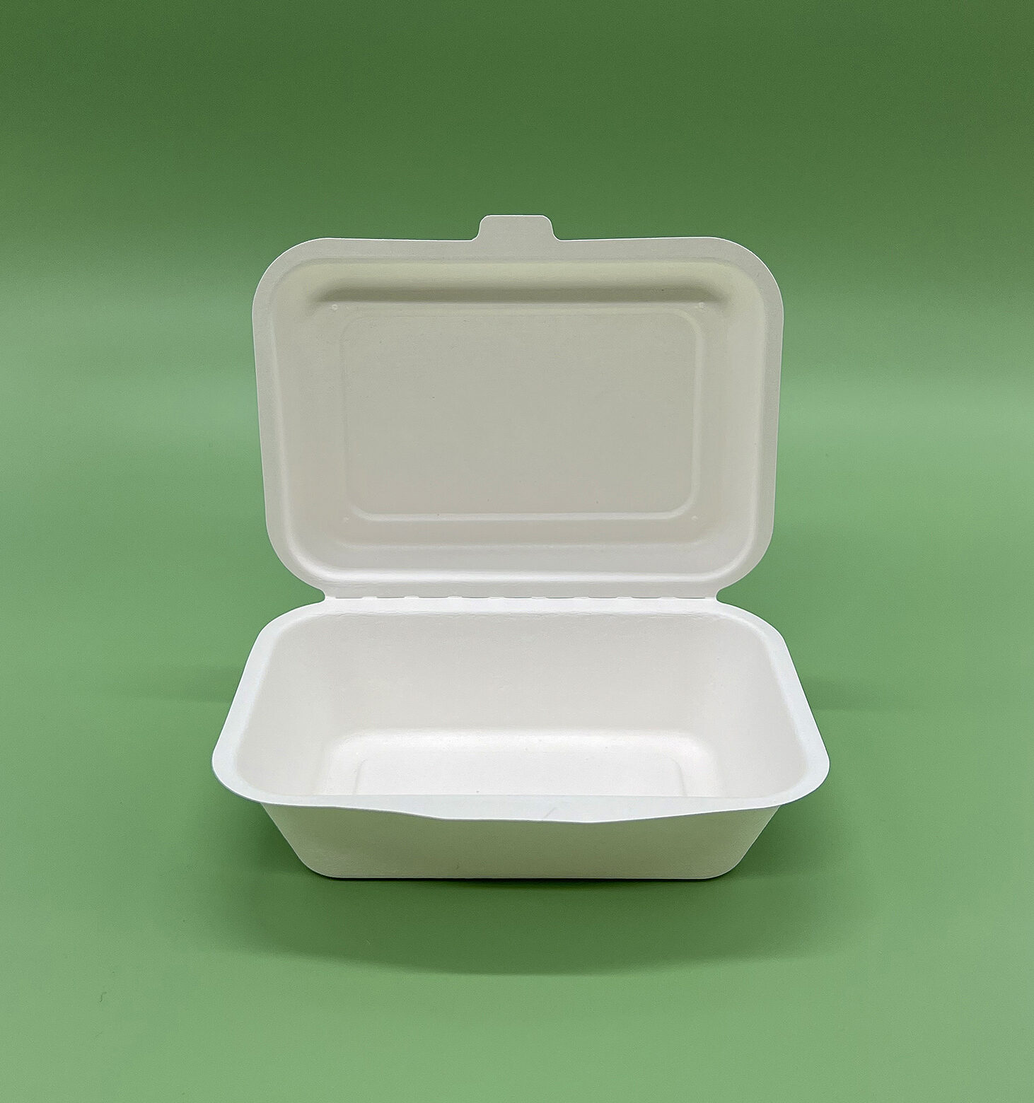 Bagasse Hinged Food Container 600ml 250/ctn - Image 4
