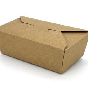 Kraft Paper Takeaway Food Container 1000ml (200pcs/ctn)