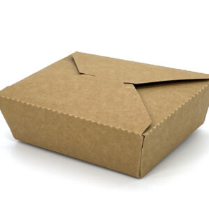 Kraft Paper Takeaway Food Container (1080ml) (200 sets)