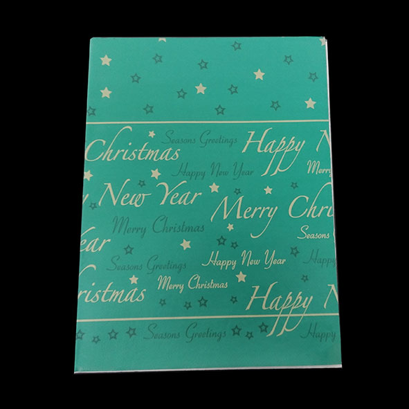 "Merry Xmas Stars/Grn" Wipeable Table Covers, 90cm, (100pcs) - Image 3