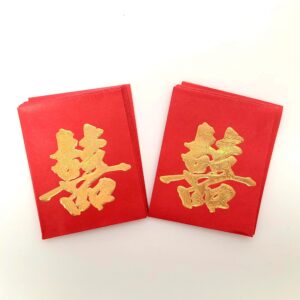 Deluxe Red Packet Envelope with gold embossed"?" 2 x 8pcs/pack