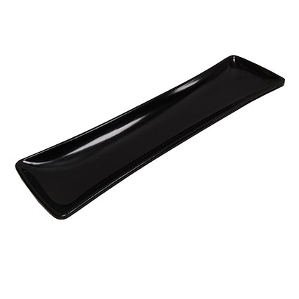 27.9cm /11" Black Plastic Rectangular Sushi Plate (10pcs) @ ?2 + vat each