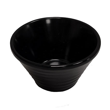 7.6cm / 3" Black Plastic Round Sauce Pot (10pcs) @ ?0.85 + vat each