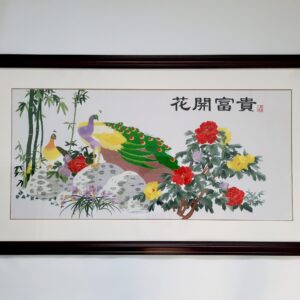 Peacocks and Flowers ????