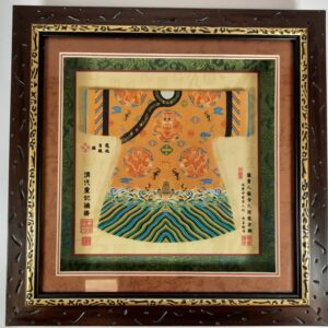 Framed Chinese Costume - Orange