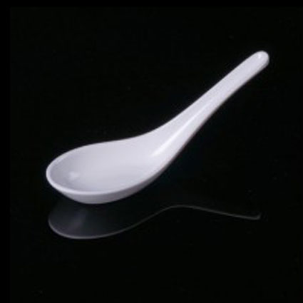 Plain White Plastic Spoon (10pcs)