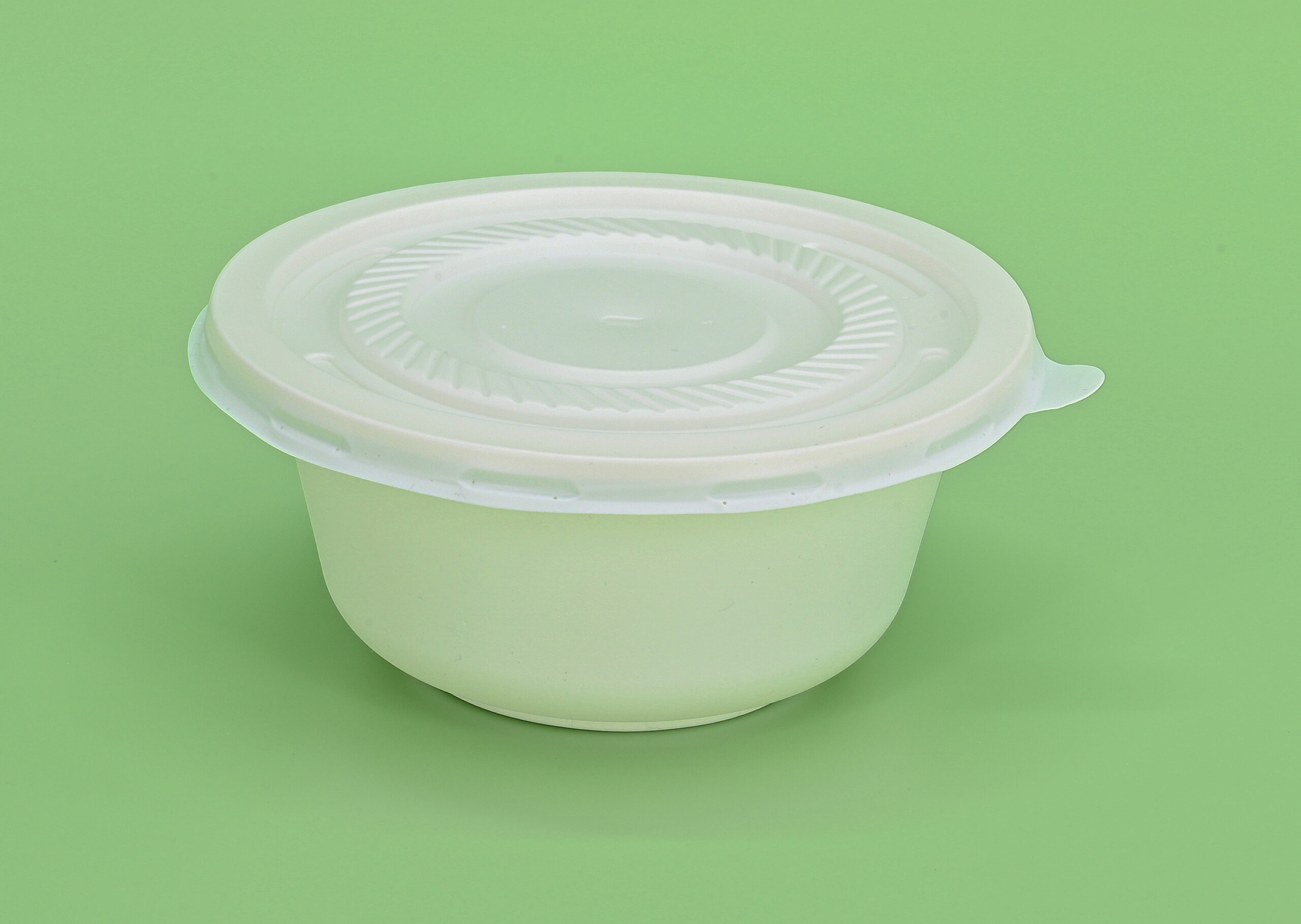 14oz (BIO-D) Corn Starch Bowl Container with Lid, 400pcs/ctn