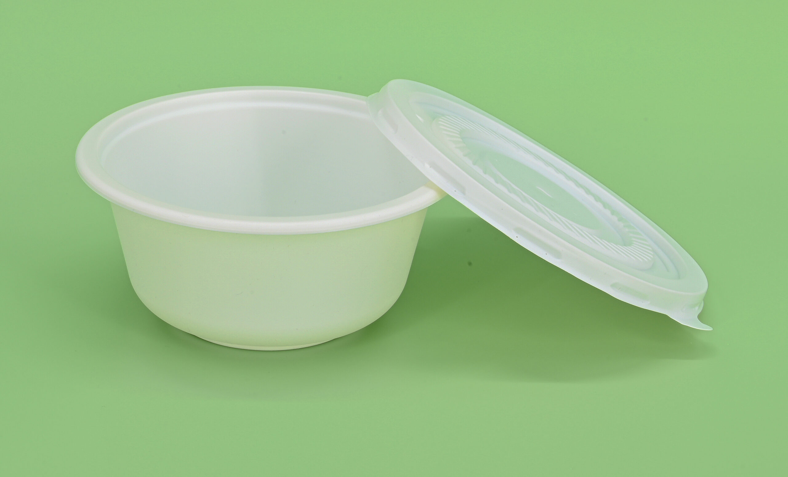 14oz (BIO-D) Corn Starch Bowl Container with Lid, 400pcs/ctn - Image 2