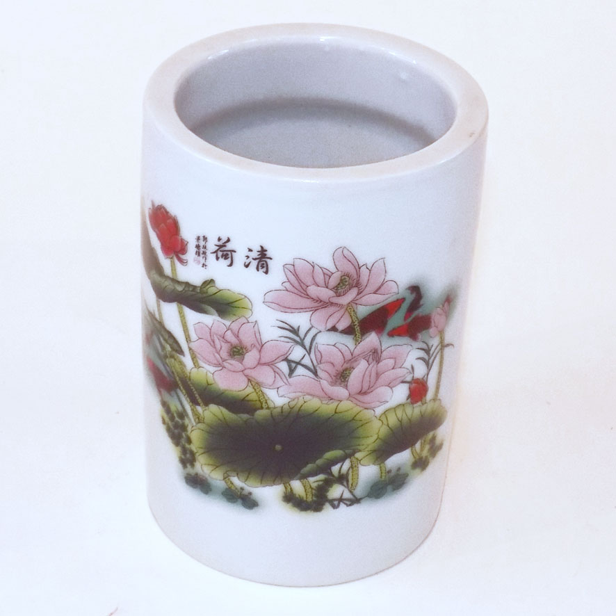 Small Ceramic Pen Holder - Fish