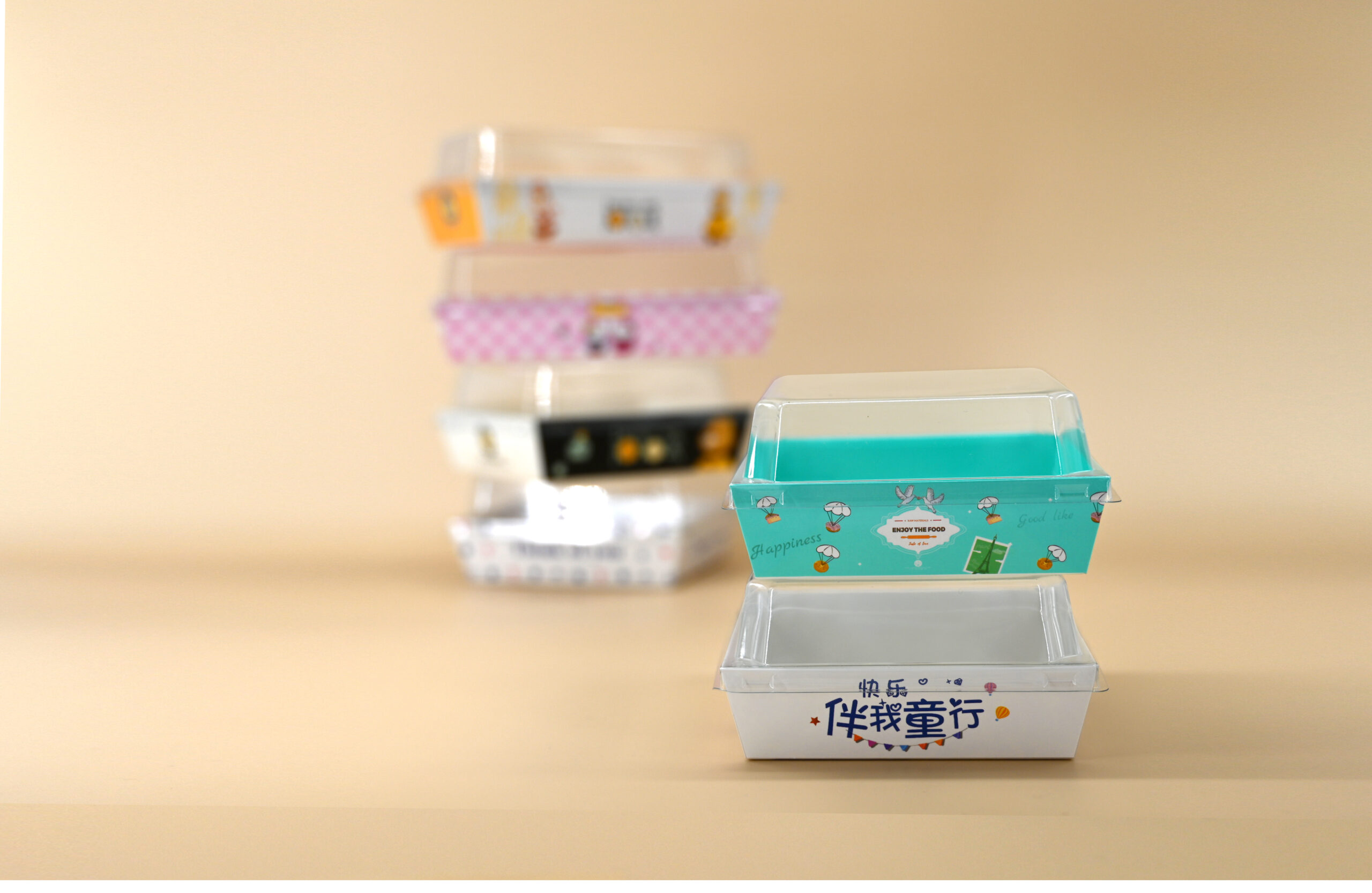 Cake and Sushi boxes