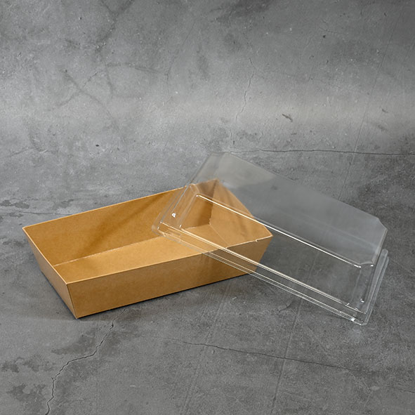 Kraft Paper Sushi box with Lids No.2, 450ml (500 sets) - Image 6