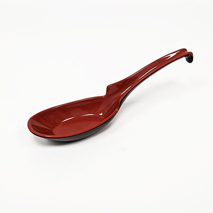 Two Tone (Red/Black) Plastic Soup Spoon (12pcs) @ ?0.88 + vat each