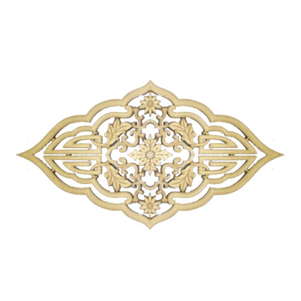 Gold Plastic Decoration