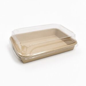 Kraft Paper Sushi Tray & Lid, (No.11)